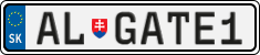 License plate of Slovakia, Vanity Plates