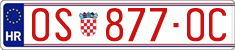 License plate of Croatia, Exceptional vehicles