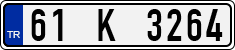 License plate of Turkey, Regular plates