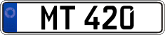 Non-recognized and partially recognized states, Regular plates (AB 123)