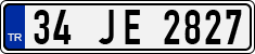 License plate of Turkey, Regular plates