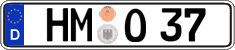 German license plate, Regular plates