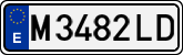 License plates of Spain, 1971 year series