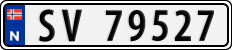 License plate of Norway, Cars