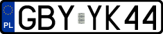License plates of Poland, Regular car plates