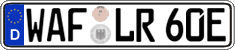 German license plate, Electric vehicles