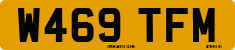 License plate of the United Kingdom, 1983 year system