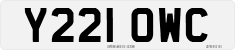 License plate of the United Kingdom, 1983 year system