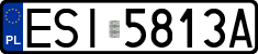 License plates of Poland, Regular car plates