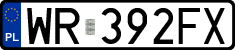 License plates of Poland, Regular car plates