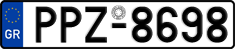 License plate of Greece, Cars