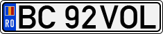 License plate of Romania, Regular plates
