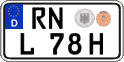 German license plate, Plates for oldtimers (type 