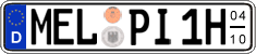 German license plate, Seasonal plates (Oldtimers)
