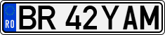 License plate of Romania, Regular plates