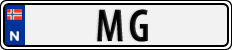 License plate of Norway, Vanity Plates