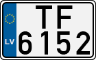 License plate of Latvia, Motorcycles