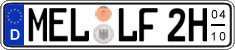 German license plate, Seasonal plates (Oldtimers)