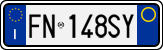 License plate of Italy, Cars (1994 year series)