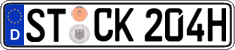 German license plate, Plates for oldtimers (type 