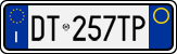 License plate of Italy, Cars (1994 year series)