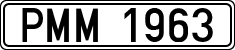 License plates of Spain, Official and military plates