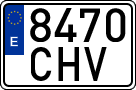 License plates of Spain, Ordinary (2000)