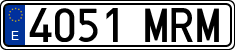 License plates of Spain, Ordinary (2000)