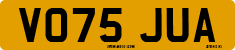 License plate of the United Kingdom, 2001 year system