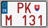 License plate of Slovakia, Dealer