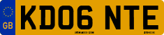 License plate of the United Kingdom, 2001 year system