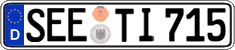 German license plate, Regular plates