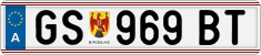 License plate of Austria, Regular plates