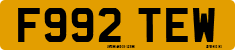 License plate of the United Kingdom, 1983 year system