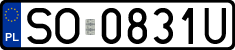License plates of Poland, Regular car plates