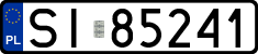 License plates of Poland, Regular car plates