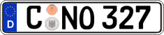 German license plate, Regular plates