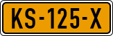 License plate of the Netherlands, Cars