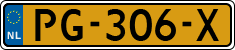 License plate of the Netherlands, Cars