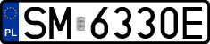 License plates of Poland, Regular car plates