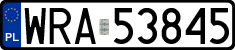 License plates of Poland, Regular car plates