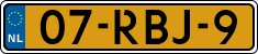 License plate of the Netherlands, Cars