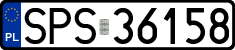 License plates of Poland, Regular car plates