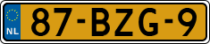 License plate of the Netherlands, Heavy Commercial Vehicles (1994 system)