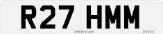License plate of the United Kingdom, 1983 year system