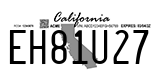 California, Temporary (AB12C34)
