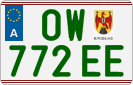 License plate of Austria, Regular plates