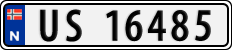 License plate of Norway, Cars