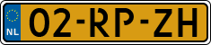 License plate of the Netherlands, Cars