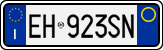 License plate of Italy, Cars (1994 year series)